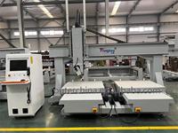Machine de fraisage CNC industrielle 5 axes à double table, moteur de broche 9 kW, commande ATC, Mach3/Syntec/DSP RichAuto NC Studio PLC