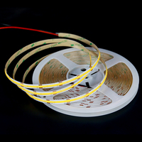 Tira de Luz LED COB DC24V, Sin Caída de Voltaje, Alto CRI, Flexible, IP20, USB, para Decoración de Interiores, Gabinetes y Techos