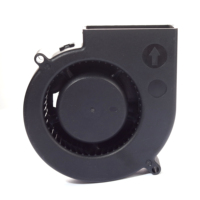 Ventilateur radial haute vitesse 5V-24V 1500-6000RPM, petit souffleur avec contrôleur de vitesse, ventilateur axial 9733 pour chauffage et refroidissement d'air BBQ, OEM