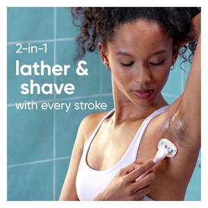 Maquinilla de Afeitar Gillette Venus ComfortGlide para Mujer con Aroma a Té Blanco, Regalos Navideños, 5 Repuestos de Cuchillas - Product Image 4