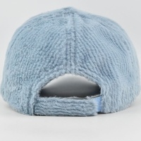 Gorra de Béisbol de Felpa Sintética Personalizada para Invierno, Gorra de Punto Suave y Cálida con Visera Curva, Gorra Unisex Térmica para Protección Solar