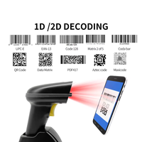 Pistolet à balayage commercial sans fil JINGXIN 6500K LED pour supermarché