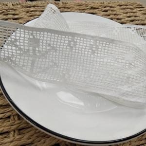 Garnitures blanches de dentelle de crochet de coton de 4cm pour la couture et l'artisanat - Product Image 6