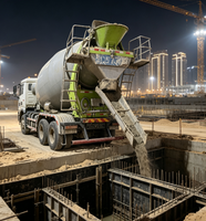 Camion malaxeur Howo 8x4, stable, faible bruit, adapté aux chantiers urbains, livraison de béton 24h/24.