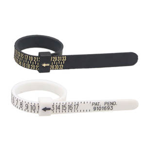 XuQian अंगूठी Sizer सेट संयुक्त राज्य अमरीका ब्रिटेन 1-17 1-33 उंगली मापने उपकरण प्लास्टिक की अंगूठी गेज उपकरण बेल्ट महिलाओं को पुरुषों के लिए बच्चों उंगली आकार उपकरण - Product Image 3