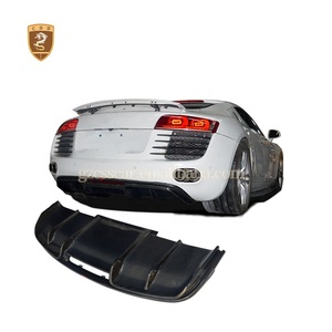 Offre Spéciale diffuseur de lèvre arrière de voiture de fibre de carbone de finition brillante de style de Css pour <span class=keywords><strong>Audi</strong></span> <span class=keywords><strong>R8</strong></span> <span class=keywords><strong>V10</strong></span> - Product Image 1