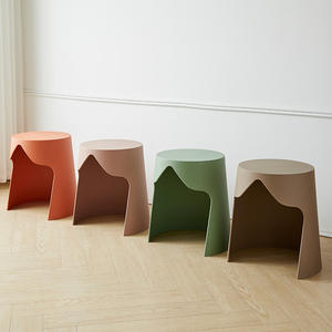 <span class=keywords><strong>Tabouret</strong></span> empilable domestique en plastique épaissi pour adulte, banc simple, tendance, créatif, multifonctionnel, <span class=keywords><strong>tabouret</strong></span> seau de rangement pour salle à manger - Product Image 4