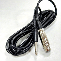 Microphone dynamique filaire en cuivre avec connecteur XLR intégré pour karaoké et chant à domicile