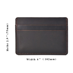 Custom <b>Card</b> <b>Holder</b> <b>Wallet</b> Slim Genuine Leather Men <b>Wallet</b> - Product Image 6