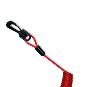 Dây an toàn chống cháy Hộp điều khiển gắn bên ngoài động cơ với dây an toàn dừng khẩn cấp bằng nylon màu đỏ - Product Image 2