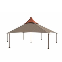 Tente de réception personnalisée avec poteaux en acier, grande tente de fête pour jardin, restaurant, tente de rêve imperméable pour complexe hôtelier