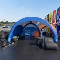 Tente gonflable personnalisée avec logo, abri imperméable pour pit stop de course, pour équipes de sport automobile et distributeurs