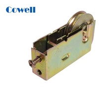 Roulettes de porte et fenêtre coulissantes modernes en acier inoxydable Cowell P0332, épaisseur 3 mm, 1-1/4 pouce, revêtement zinc, durables, à bas prix, vente chaude