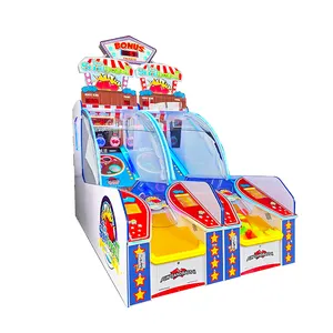 Machines de jeu d'arcade de sacs de sable amusants à pièces Deux personnes Lancer des sacs de sable Carnaval Billets Jeux