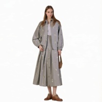 Robes d'été de bureau pour femmes Robes élégantes à col en V et taille haute Robes plissées à la mode Robe sans manches à fermeture éclair