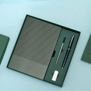 Business High Quality Luxury A5 Paper Personalization Journal Notebooks & Pen <b>Diary</b> Corporate Gift Sets for <b>Work</b> Meetings Office - Product Image 3
