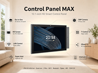 Panneau de commande central mural intelligent Tuya Home Panel Smart Life avec écran tactile Zigbee BLE Wifi 10,1 pouces équipé d'une caméra