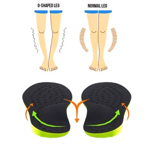 Plantillas de supinación para piernas O/X, plantillas ortopédicas con piernas arqueadas para mujeres y hombres, plantilla de cuña de talón lateral de supinación Correctiva - Product Image 3