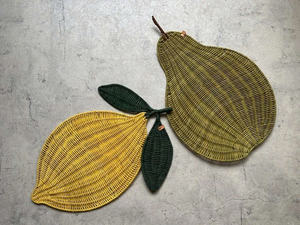 Manteles individuales de ratán tejidos a mano de pera respetuosos con el medio ambiente - Product Image 4