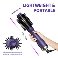 Peigne 3 en 1 rotatif volumateur en une étape Revair Reverse-Air sèche-cheveux et fer à lisser brosse sèche-cheveux
