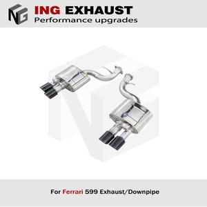 <span class=keywords><strong>ING</strong></span>-silenciador de tubo de escape de acero inoxidable, Colector de bajada para Ferrari 2009 GTO 599, 6,0 - Product Image 5