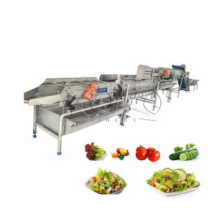 Solutions de restauration pour employés : ligne de pelage, lavage, découpe et emballage de gingembre, manioc, carottes et autres légumes-racines, mélangeur de cuisine de commissarie - Product Image 2