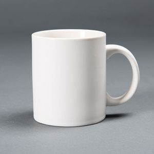 Mug en céramique blanc moderne de 11 oz pour sublimation, avec motif de logo personnalisable, idéal pour les cadeaux de fête et la consommation de lait - Product Image 1