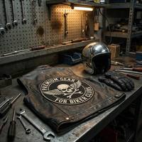 Écussons brodés personnalisés style moto, logo personnalisé, écussons pour motards, vestes, gilets, fabrication OEM ODM, vente en gros, durables