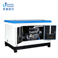 Groupe électrogène diesel industriel silencieux triphasé 375 kVA 500 kVA, démarrage automatique ATS, démarrage à distance, 1800 tr/min, 50 Hz, ISO CE U+POWER