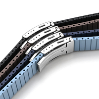 Bracelets de montre intelligents en caoutchouc FKM de couleurs personnalisées, remplacement pour Cartier 18 mm 19 mm 20 mm 21 mm 22 mm