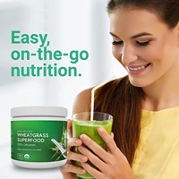 Private Label a en stock la poudre de superaliment biologique végétalienne Super Green pour adultes.