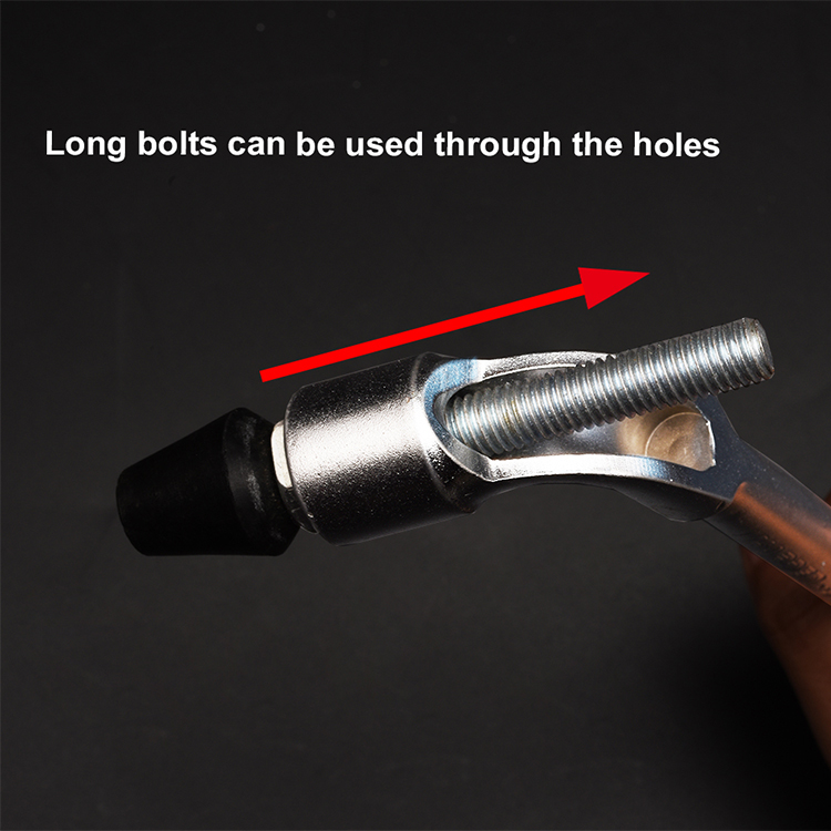 Aoktorkit 18mm L Shaped Angled Hex Socket Wrench,CRV Multifunction Tubular Socket Spanner Double Ended Hex Wrench For Washing