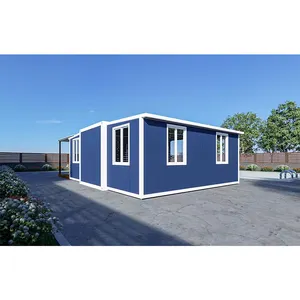 Resistir 40 C Tempretures Expansível 40Ft 3 Quarto Fora Grade Tinys Luxo Living Container Casa Com Todos os Aparelhos Extra Anguilla