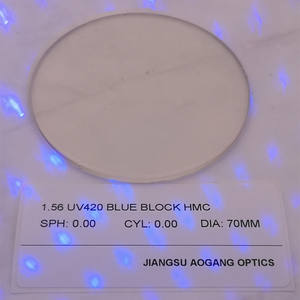 Lentes de Resina con Recubrimiento de Bloqueo de Luz Azul 1.56 para Laboratorio Óptico, Lentes de Plástico Superhidrófobos, Lentes con Filtro de Luz Azul - Product Image 6