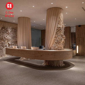 Conception de meubles d'hôtel sur mesure, armoires de présentation modernes, bureaux d'accueil élégants pour des espaces luxueux - Product Image 3