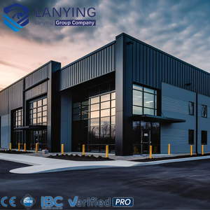 Entrepôt préfabriqué économique en structure métallique préfabriquée, bâtiment de stockage à bas <span class=keywords><strong>prix</strong></span>, atelier préfabriqué - Product Image 2