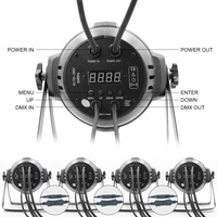 Projecteur PAR Big Dipper 54*2W blanc chaud/froid 120W avec contrôleur DMX pour événements, bars et clubs