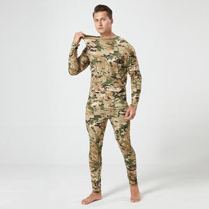 Ensemble de <span class=keywords><strong>sous</strong></span>-vêtements thermiques en polaire pour homme, camouflage, respirant et chaud, idéal pour la chasse, l'<span class=keywords><strong>alpinisme</strong></span> et les activités de plein air - Product Image 1