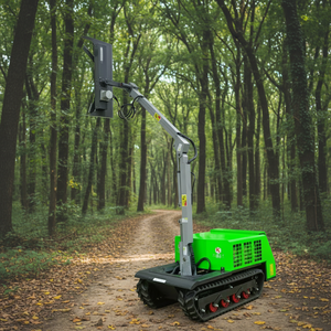 Podadora Eléctrica de Brazo Cantilever Tipo Oruga DC72V 3000RPM con Cortasetos de Altura Ajustable y Rotación de 0 a 360°, Certificación CE - Product Image 1