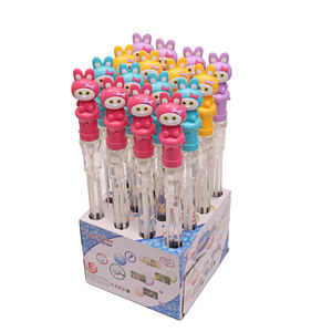 Bâton à bulles concentré en PVC de grande taille 48 cm, jouet à bulles de dessin animé, jouet à bulles pour jouer en extérieur, pour souffler des bulles, unisexe pour enfants - Product Image 2