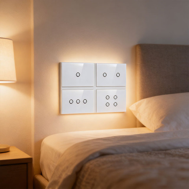Smart ZigBee WiFi 10A Wall Touch Light Switch Neutral/No Neutral No Capacitor IP66 Rated Smart Life/ Works Alexa Google Hub