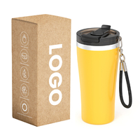Mug à café isotherme de luxe en acier inoxydable de 20 oz avec couvercle, sans BPA, compatible micro-ondes, portable, pour le bureau et la maison