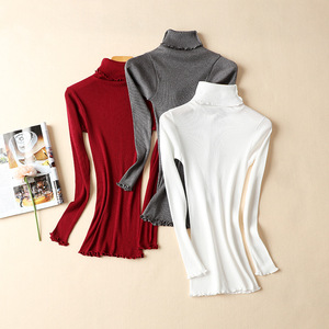 Chemises tricotées pour clients chemises tricotées en soie pour femmes t-shirts tricotés en mûrier - Product Image 5