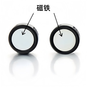 Clip-on <b>Earrings</b> <b>Magnetic</b> Round Zinc Alloy 6mm <b>For</b> <b>Men</b> Korean Style Gift Fashion Jewelry No Piercing Required - Product Image 2