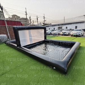 8m nuovo salto <span class=keywords><strong>nero</strong></span> all'aperto gonfiabile Beach volley corte giochi di Sport acquatici campo piscina durevole <span class=keywords><strong>castello</strong></span> gonfiabile - Product Image 1