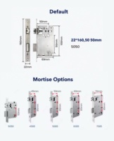 Cerradura Inteligente Auvinx Tuya WiFi TTLock BT con Huella Dactilar, Contraseña y Tarjeta para Acceso a Hogar Inteligente, ODM, Marca Privada