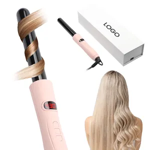 Portable Salon professionnel pas cher cheveux Styler outils Tourmaline Waver fer à friser baguette bigoudi céramique cheveux fer