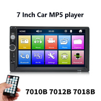 7010B 7012B 7018B Reproductor MP5 para coche de 7 pulgadas BT MP4 MP5 Máquina Carplay Video inverso con navegación GPS