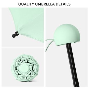 Parapluie manuel moderne sur mesure en pongé avec motif, <span class=keywords><strong>anti</strong></span>-<span class=keywords><strong>UV</strong></span>, portable, format de poche pour <span class=keywords><strong>femme</strong></span>, idéal pour les voyages - Product Image 4