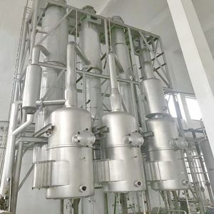 Machine externe d'évaporateur de <span class=keywords><strong>concentration</strong></span> de l'équipement 2000L/H de concentrateur de circulation à trois effets - Product Image 4